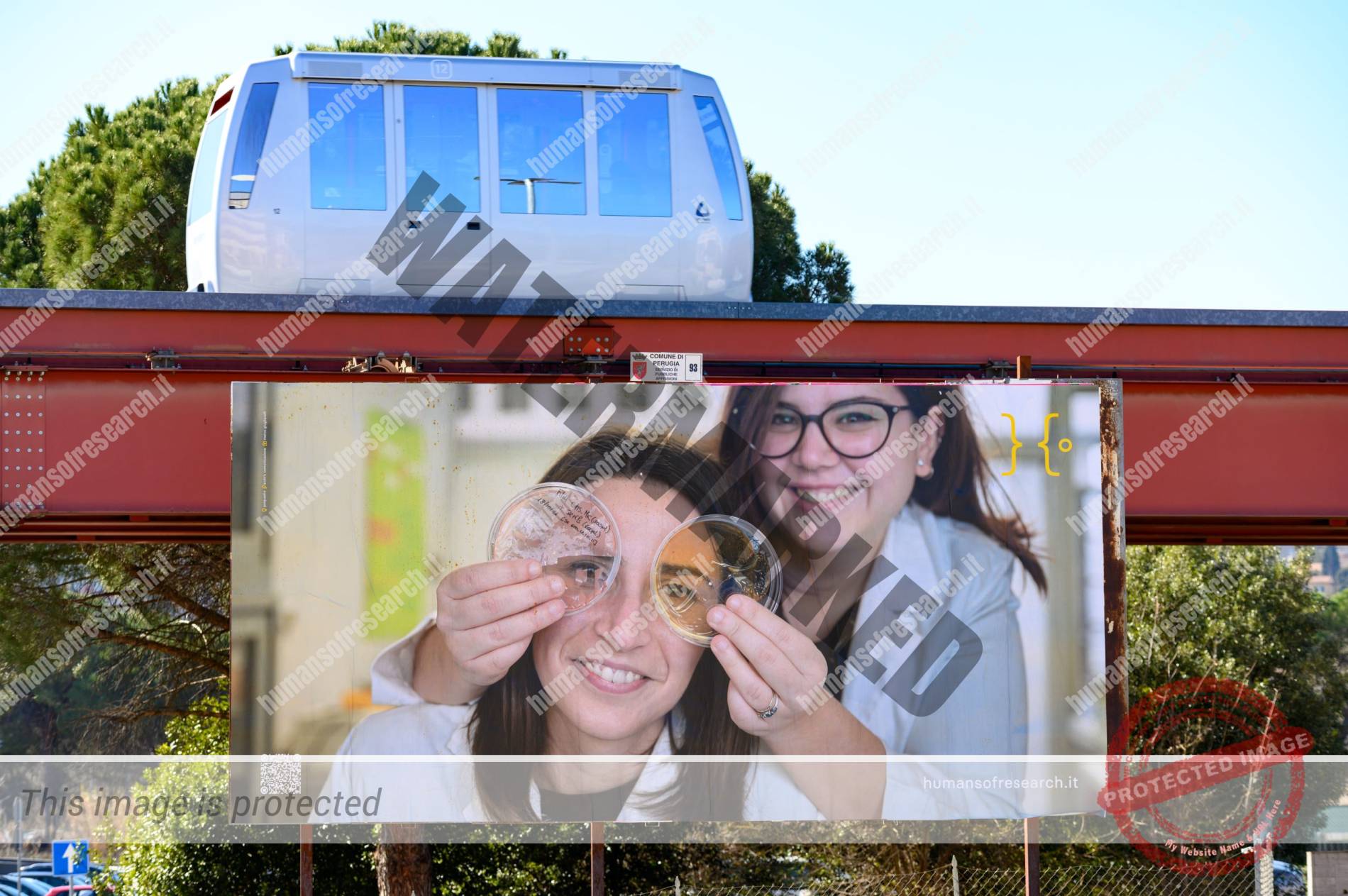 Affissioni Humans of research a Perugia